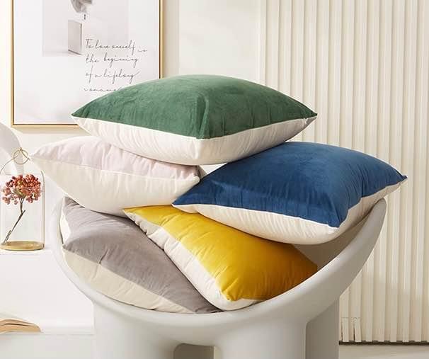 Double-Sided Decorative Velvet Cushion Cover