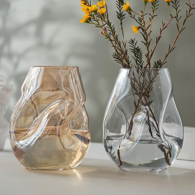 Abstract Modern Glass Vase