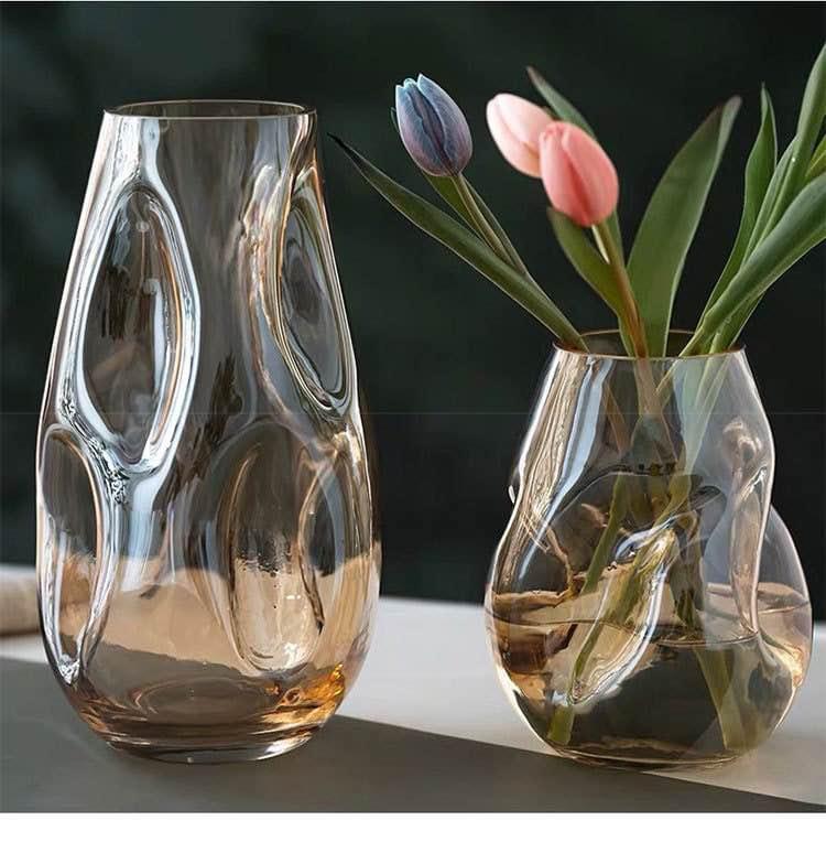 Abstract Modern Glass Vase