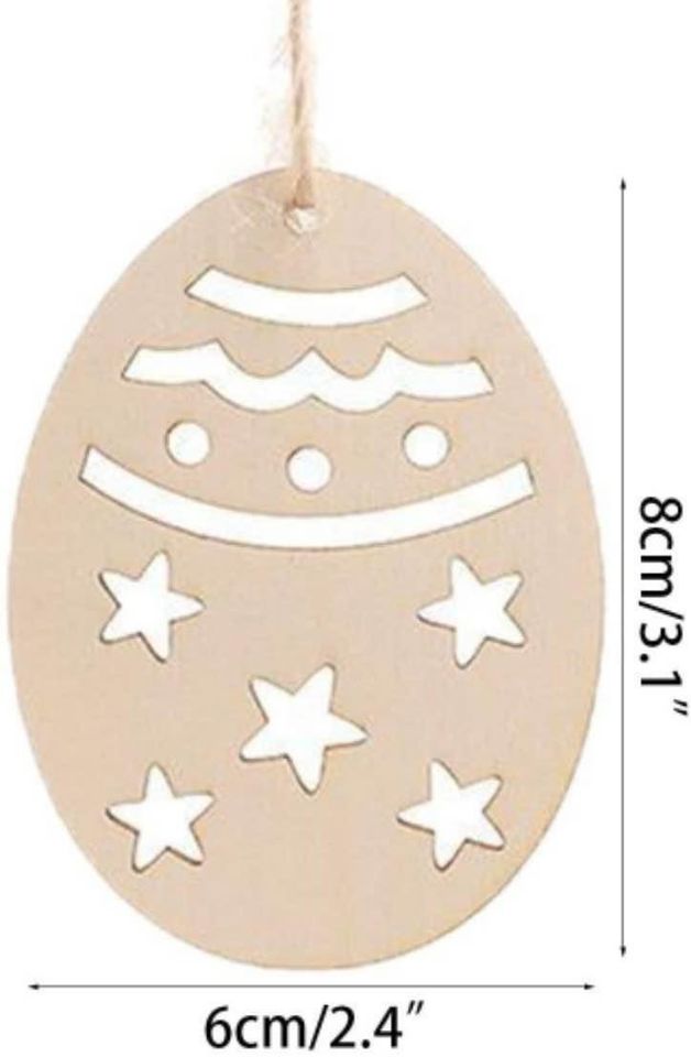 Color Your Own Easter Egg Wooden Decorations