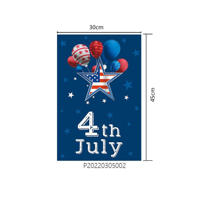 July 4th Patriotic Garden Flag