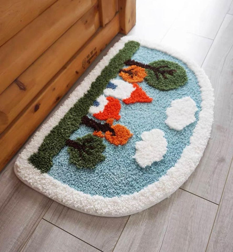 Little House 3D Pattern Bathmat or Area Rug | Stylish and Versatile Rug That&