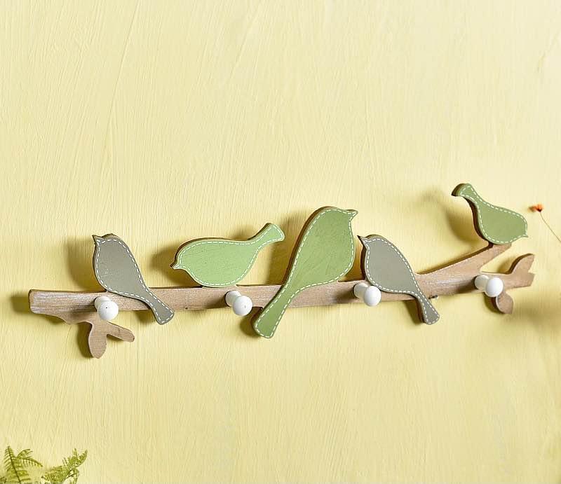 Little birdie wooden decorative wall hangers