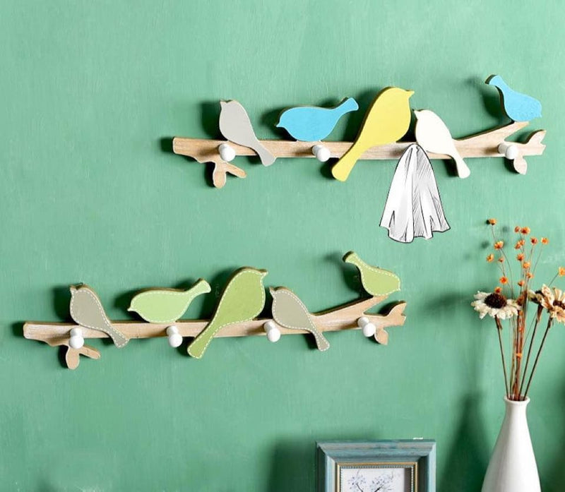 Little birdie wooden decorative wall hangers
