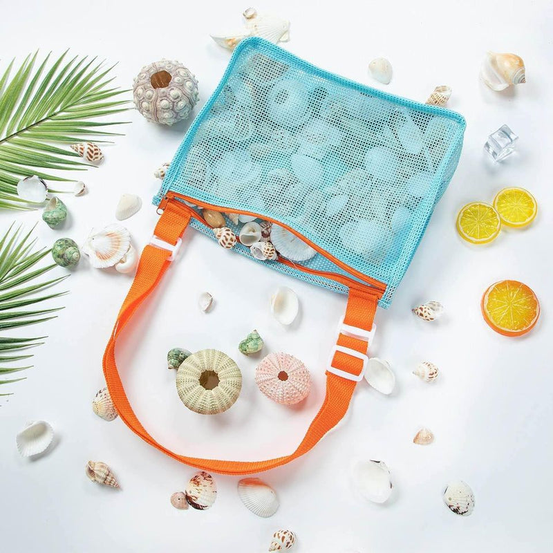 Mesh Beach Toy or Shell Bags For Kids-3 Colors