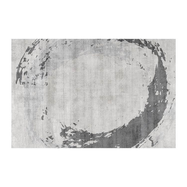 Minimalist Crescent Pattern Abstract Art Area Rug