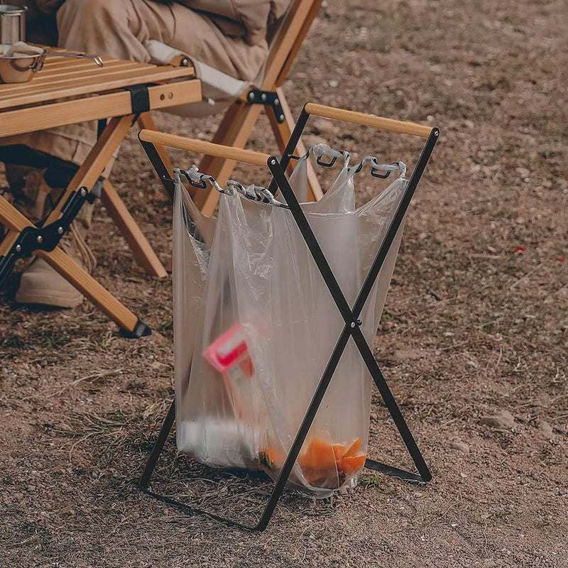 Portable Trash Bag Holder for Camping