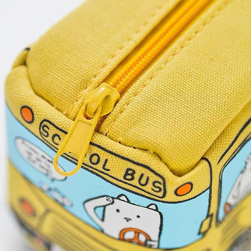 School Bus Pencil Bag