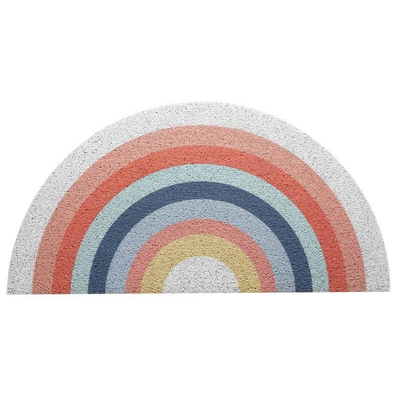 Semi-Circle Rainbow Door Mat | Add a Touch of Personality to Your Entryway