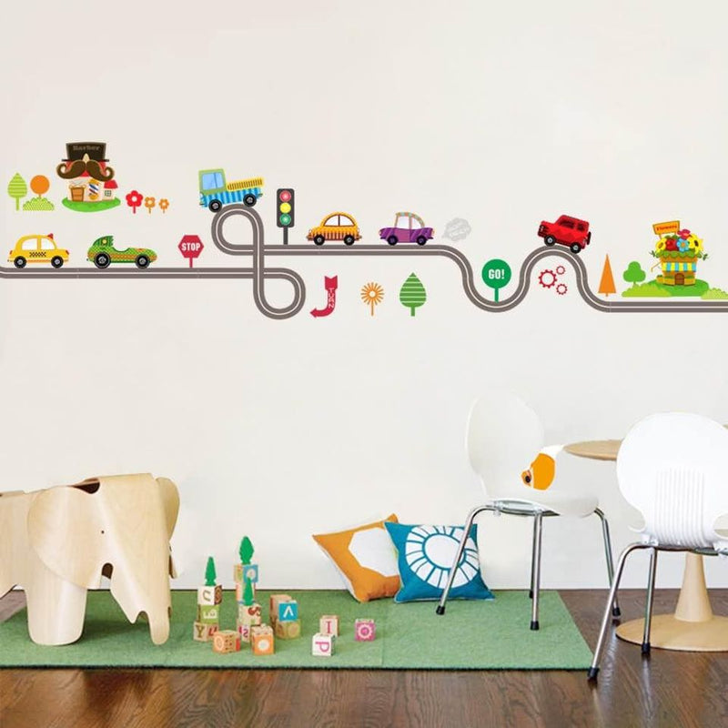 Train Track Removable Stickers Kids Room