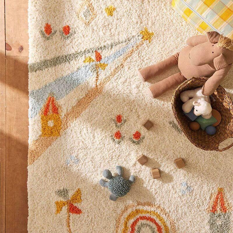 Ultra-Soft Doodle Kids Area Rug | Stylish and Durable Rug That&