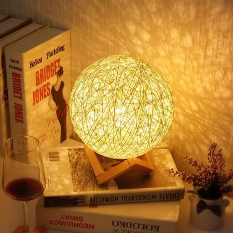 Moonlight Ratten Ball LED Lamp or Night Light
