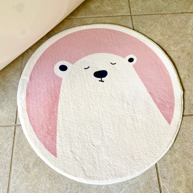 Ultra Soft Pink Bear Rug | Luxury & Comfort