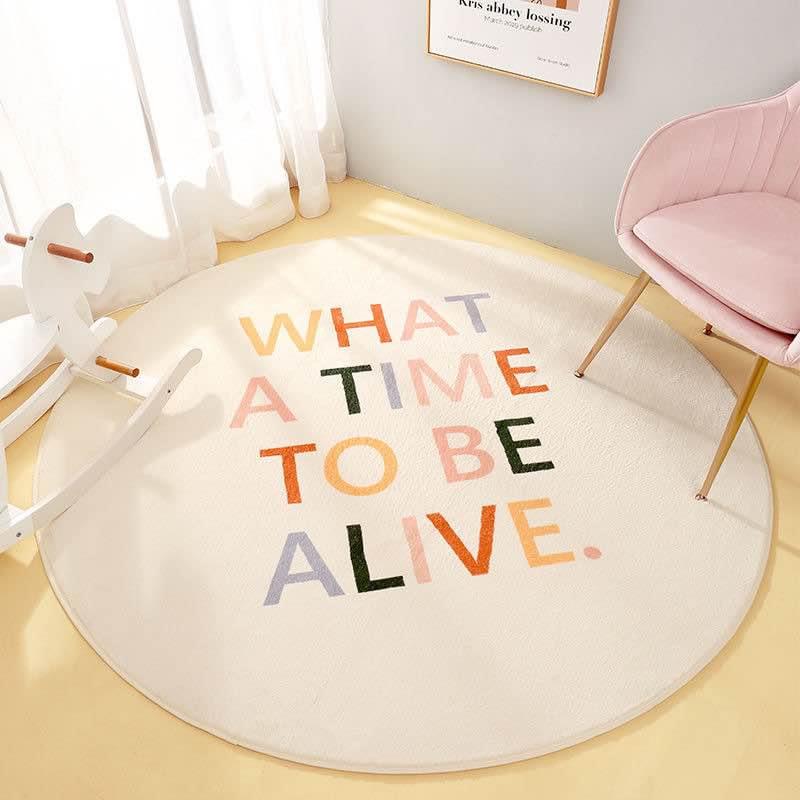 What a Time to Be Alive Area Rug | Stylish and Durable Rug That&